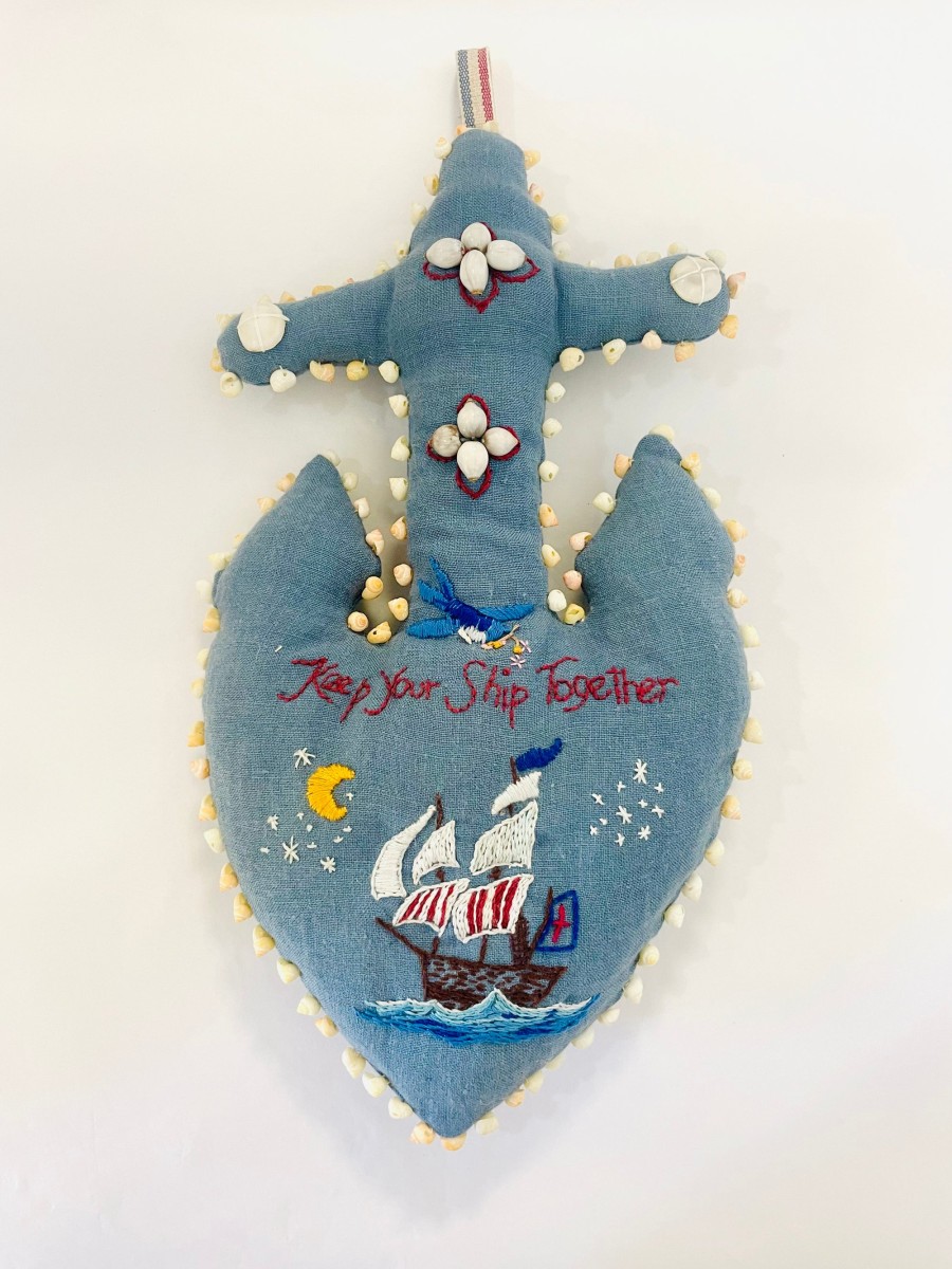 Christine Land Decor | Hand Embroidered Maritime Keepsake Collection By Christine Land