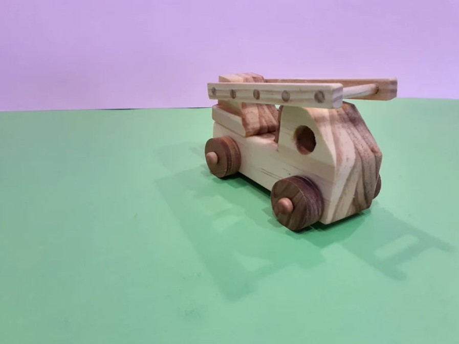 Sage Toy Shop Toys | Wooden Fire Engine