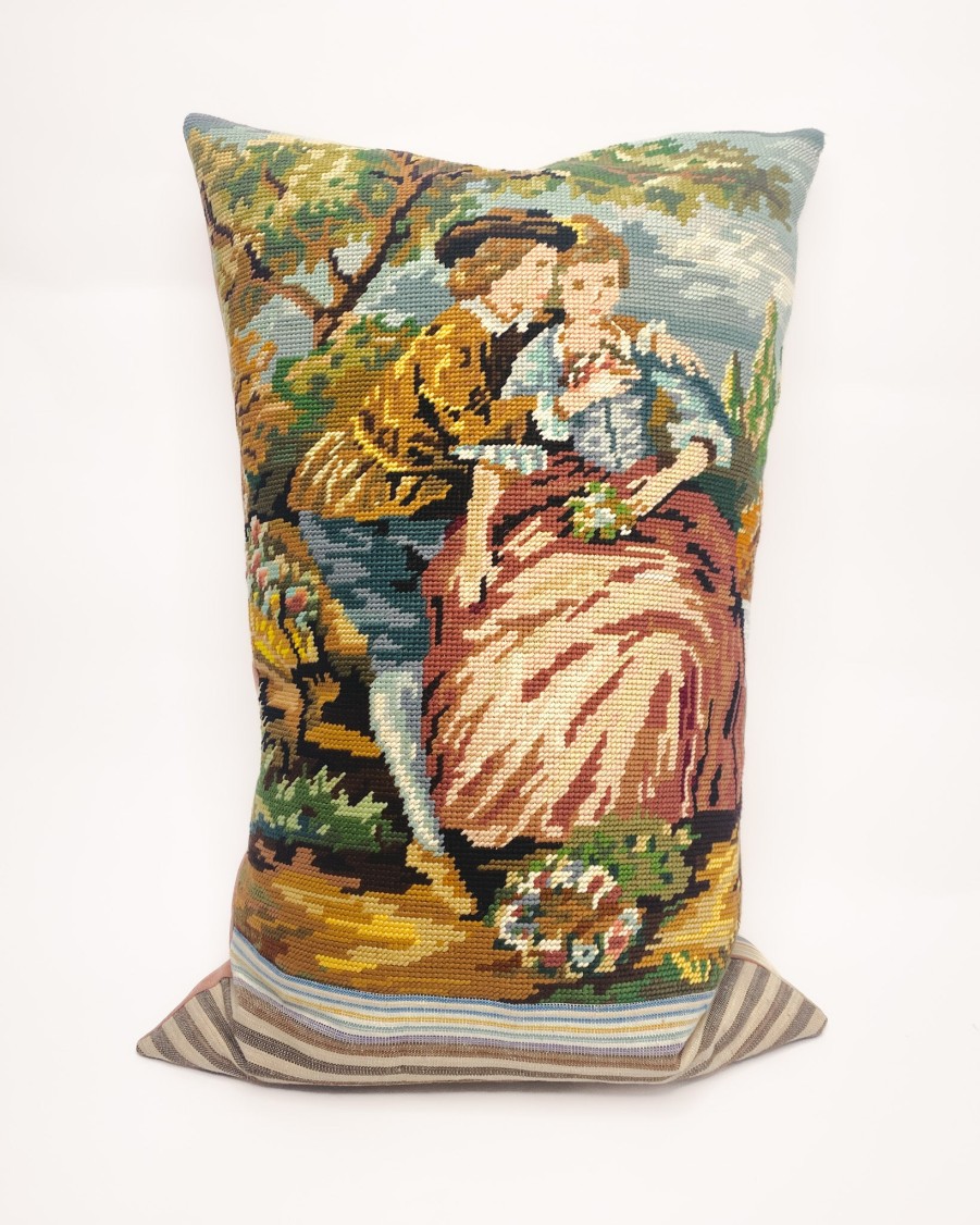 Dowry Cushions | Tapestry Cushion - Secret Lovers