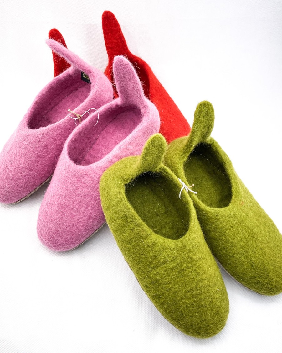 Dowry Mother'S Day Gifts | Wool Felt Slippers Pull On