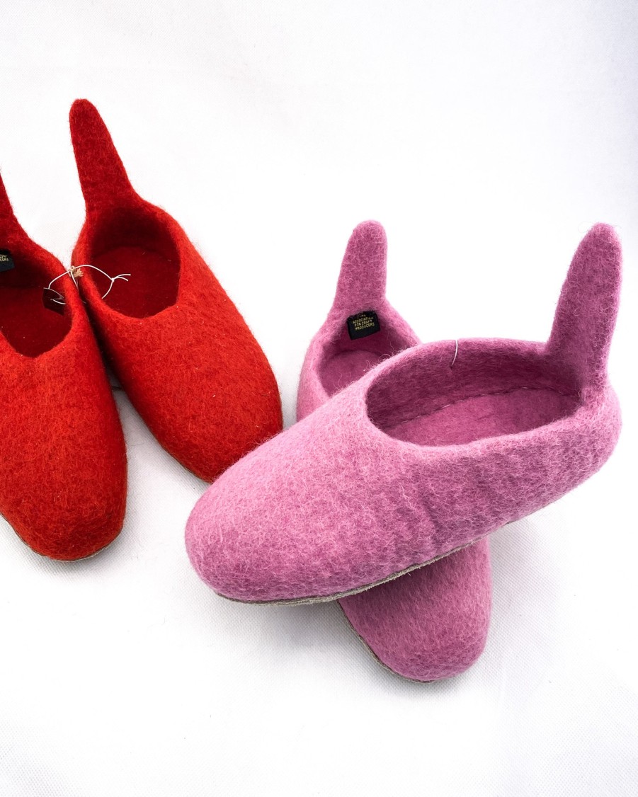 Dowry Shoes | Wool Felt Slippers Pull On