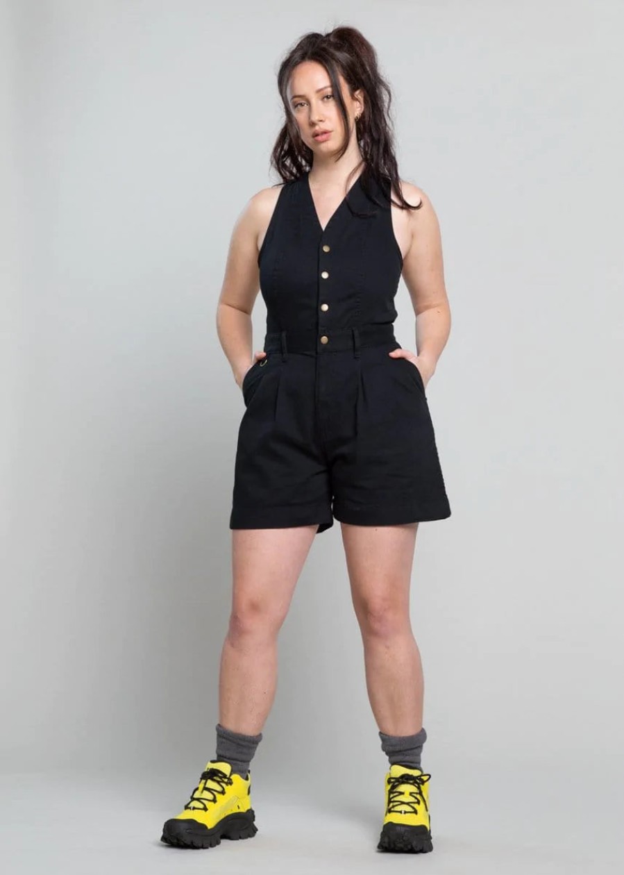 Sük Overalls | Suk: Cropped Roper Suit