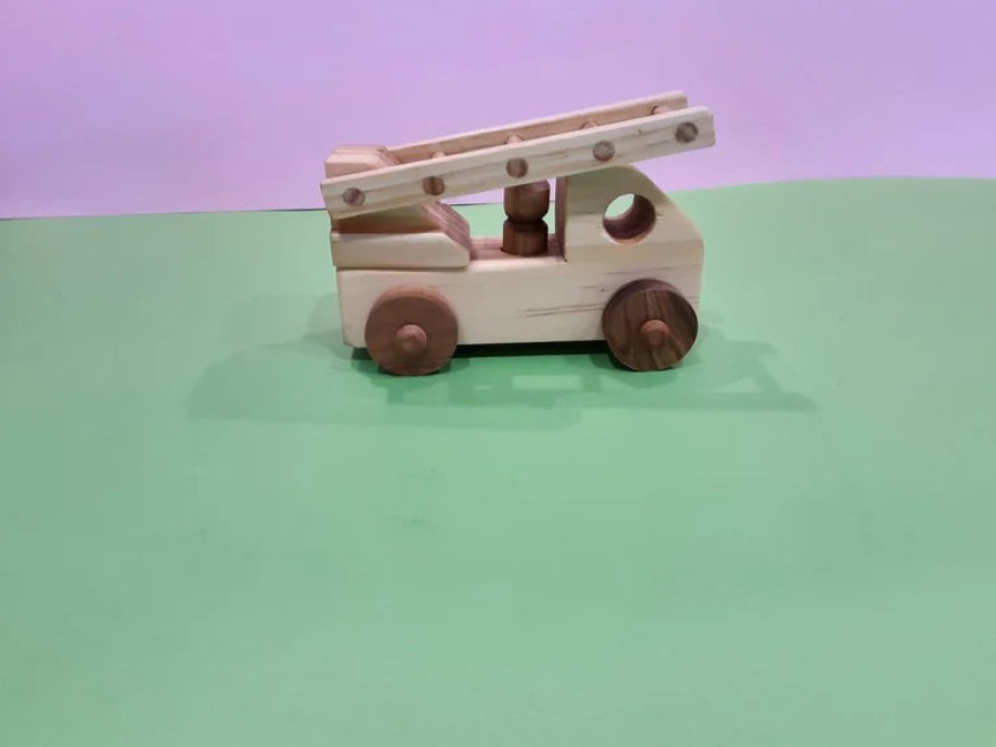 Sage Toy Shop Babies | Wooden Fire Engine