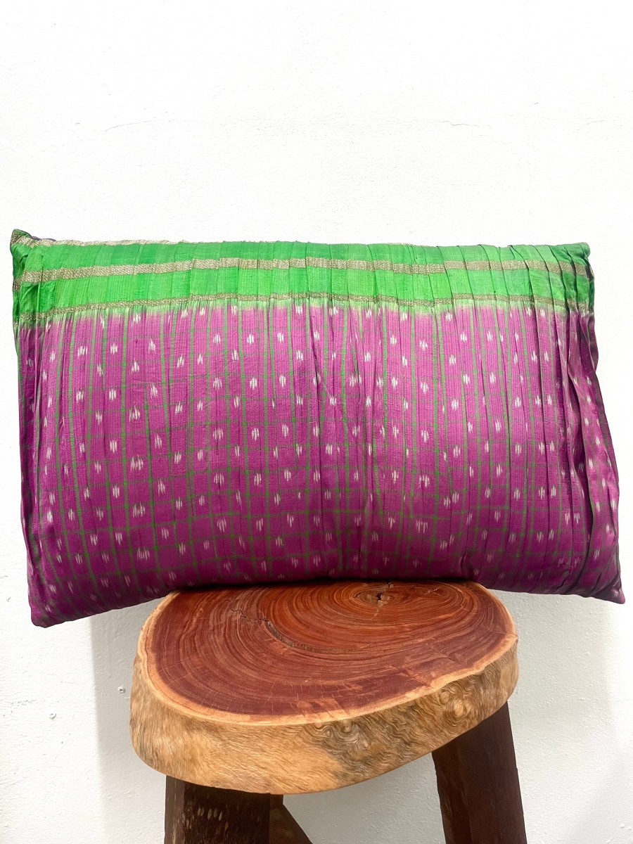 Ruby Star Traders Cushions | Silk Sari Cushions