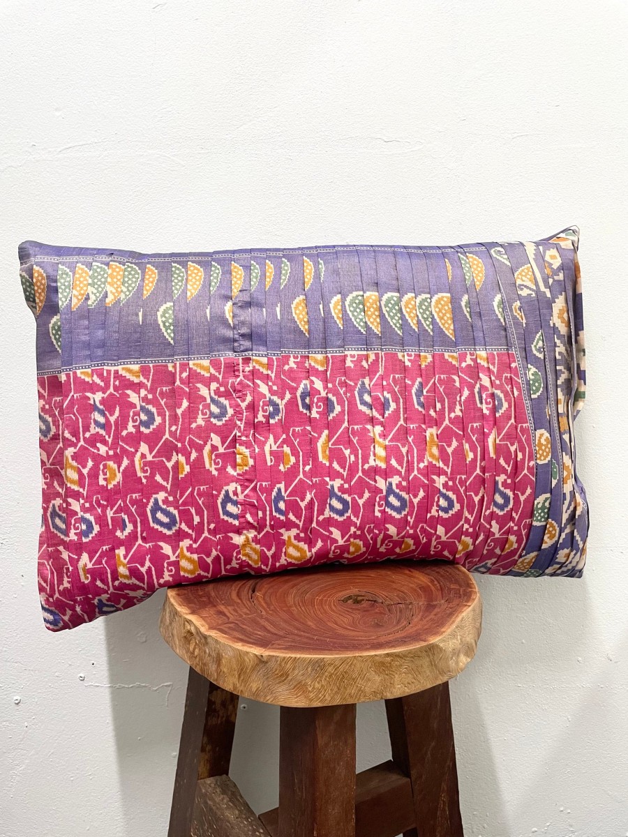 Ruby Star Traders Cushions | Silk Sari Cushions