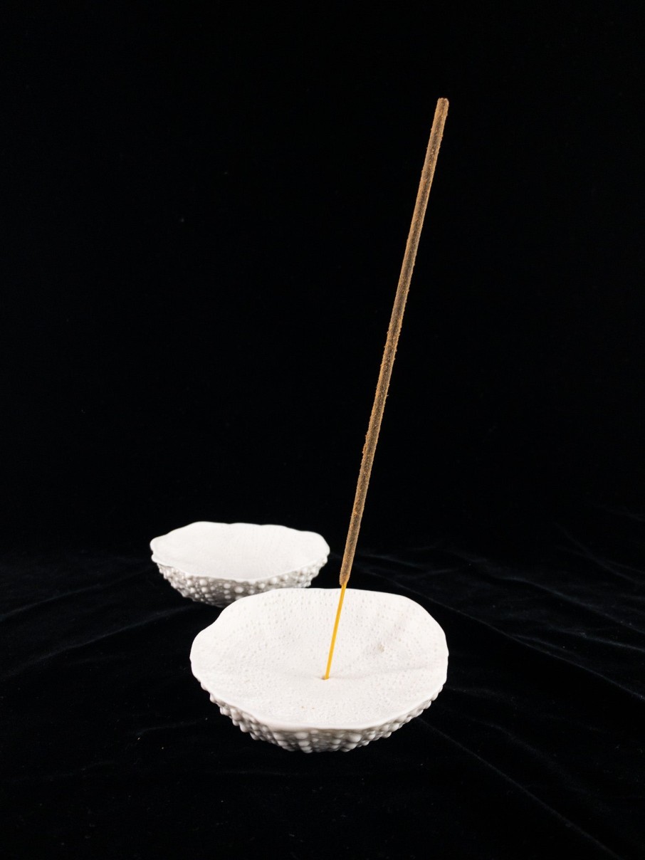 Jo Victoria Ceramics Ceramics | Porcelain Urchin Incense Holder