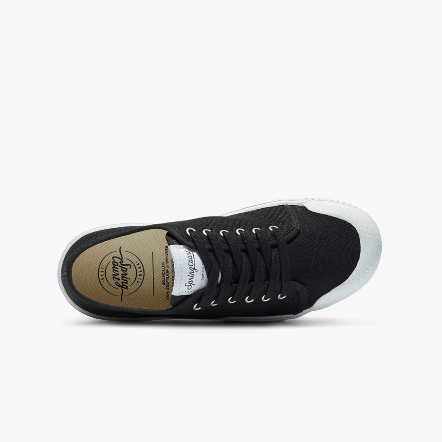 Spring Court Shoes | Spring Court G2 Womens Organic Canvas - Black