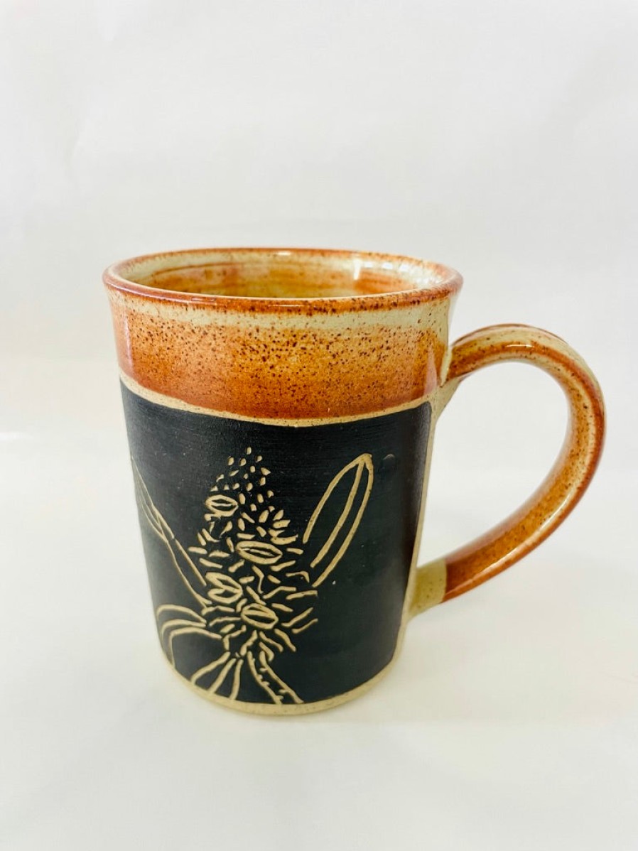 Natalie Anna Totterdell Ceramics | Ceramic Native Flora Mugs By Natalie Anna Totterdell