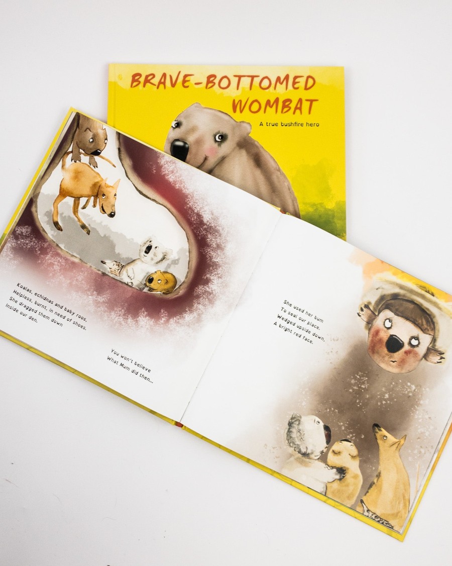 Jody Vassallo & Cara King Stationery & Games | Brave-Bottomed Wombat Children"S Book